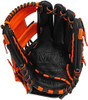 11.5 Inch Mizuno MVP Prime SE Black/Orange GMVP1154PSE4 Adult Infield Baseball Glove