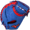 34 Inch Mizuno MVP Prime SE Royal/Red GXC50PSE3 Adult Baseball Catcher's Mitt