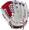 12.75 Inch Mizuno MVP Prime SE Silver/Red/Royal GMVP1277PSE3 Adult Outfield Baseball Glove