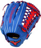 12.75 Inch Mizuno MVP Prime SE Royal/Red GMVP1277PSE3 Adult Outfield Baseball Glove