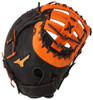 13 Inch Mizuno MVP Prime SE Black/Orange GXF50PSE3 Adult Baseball First Base Mitt