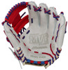 11.5 Inch Mizuno MVP Prime SE Silver/Red/Royal GMVP1154PSE3 Adult Infield Baseball Glove