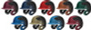 Rawlings CoolFlo XV1 CFX3MAJ Youth 3-Tone Matte Batting Helmet