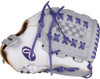 12.5 Inch Rawlings Liberty Advanced Color Series RLA12518WPU White/Purple Women's Fastpitch Softball Glove