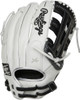 13 Inch Rawlings Liberty Advanced Color Series RLA130-6BP Women's White/Black/Platinum Fastpitch Softball Glove