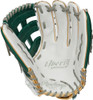 13 Inch Rawlings Liberty Advanced Color Series RLA130-6DG Women's White/DarkGreen/Gold Fastpitch Softball Glove