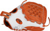 12 Inch Rawlings Liberty Advanced Color Series RLA120-3WO White/Orange Women's Fastpitch Softball Glove