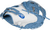 33 Inch Rawlings Liberty Advanced Color Series RLACM33FPWCB White/ColumbiaBlue Women's Fastpitch Softball Catchers Mitt