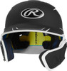 Rawlings Mach MACHEXT-TTSR Senior Two Tone Matte Batting Helmet w/ Extension