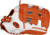 13 Inch Rawlings Liberty Advanced Color Series RLA1306WO White/Orange Women's Fastpitch Softball Glove
