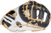 13 Inch Rawlings Liberty Advanced Color Series Women's Fastpitch Softball Firstbase Mitt - White/Navy/Gold