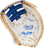 13 Inch Rawlings Liberty Advanced Color Series Women's Fastpitch Softball Firstbase Mitt - White/Royal/Gold