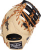 13 Inch Rawlings Heart of the Hide Adult Firstbase Baseball Mitt - Camel/Black 13 Inch Rawlings Heart of the Hide Adult Firstbase Baseball Mitt - Camel/Black