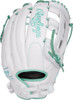 13 Inch Rawlings Liberty Advanced Women’s Outfield Fastpitch Softball Glove White/Mint