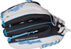 12.25 Inch Rawlings Liberty Advanced Women’s Fastpitch Softball Glove White/Navy/Columbia Blue