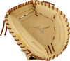 33.5 Inch Mizuno Pro Select Adult Catcher’s Baseball Mitt - Camel