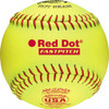 Rawlings 12 Inch Pro Leather Red Dot USA Fastpitch Softball