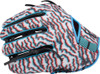 Rawlings REV1X Adult Scarlet/Black 11.5 Inch Infield Baseball Glove