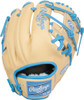 Rawlings Pro Preferred Adult Camel/Blue 11.5 Inch Infield Baseball Glove