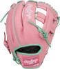 Rawlings Heart of the Hide Adult Pink 11.75 Inch Infield Baseball Glove