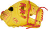 Rawlings Heart of the Hide Adult Yellow 11.5 Inch Infield Baseball Glove