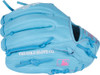 Rawlings Heart of the Hide Adult Columbia Blue 11.5 Inch Infield Baseball Glove