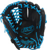 Rawlings R9 Contour Black/Columbia Blue 11.5 Inch Infield Baseball Glove
