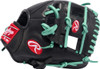 Rawlings R9 Contour Black/Mint 11 Inch Infield Baseball Glove
