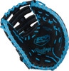 Rawlings R9 Black/Columbia Blue 13 Inch Fristbase Baseball Mitt