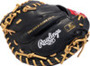 Rawlings R9 Contour Black/Columbia Blue 32 Inch Catcher's Baseball Mitt