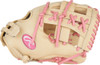Rawlings Heart of the Hide Camel/Pink 12 Inch Fastpitch Softball Glove