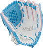 Rawlings Liberty Advanced White/Columbia Blue 12.5 Inch Fastpitch Softball Glove