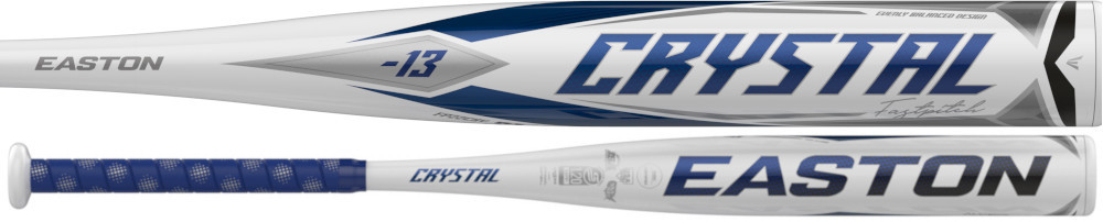 Easton Crystal Mazza Da Softball Fastpitch In Alluminio Aeronautico 7050 - 13 Pollici, Approvata Per Tutti I Campi, Leggera E Bilanciata - 3