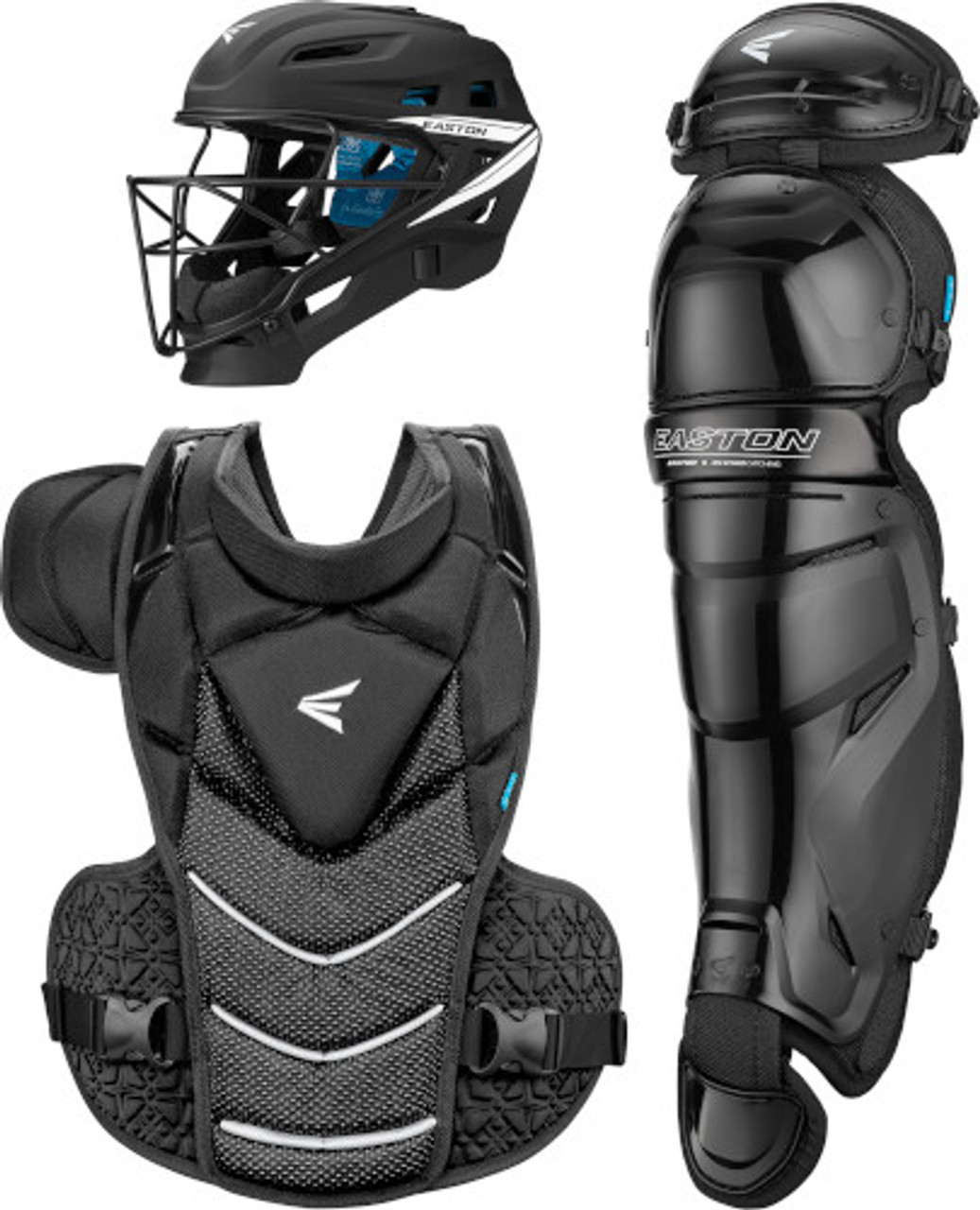 Easton Jen Schro The Very Best Fastpitch Softball Catchers Chest Protector,  Carolina Blue, Large (17) 