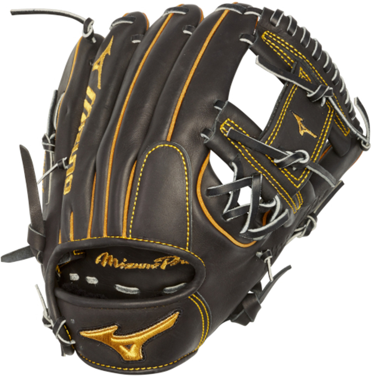 11.75 Inch Mizuno Pro GMP2BK-600S Adult Infield Baseball Glove