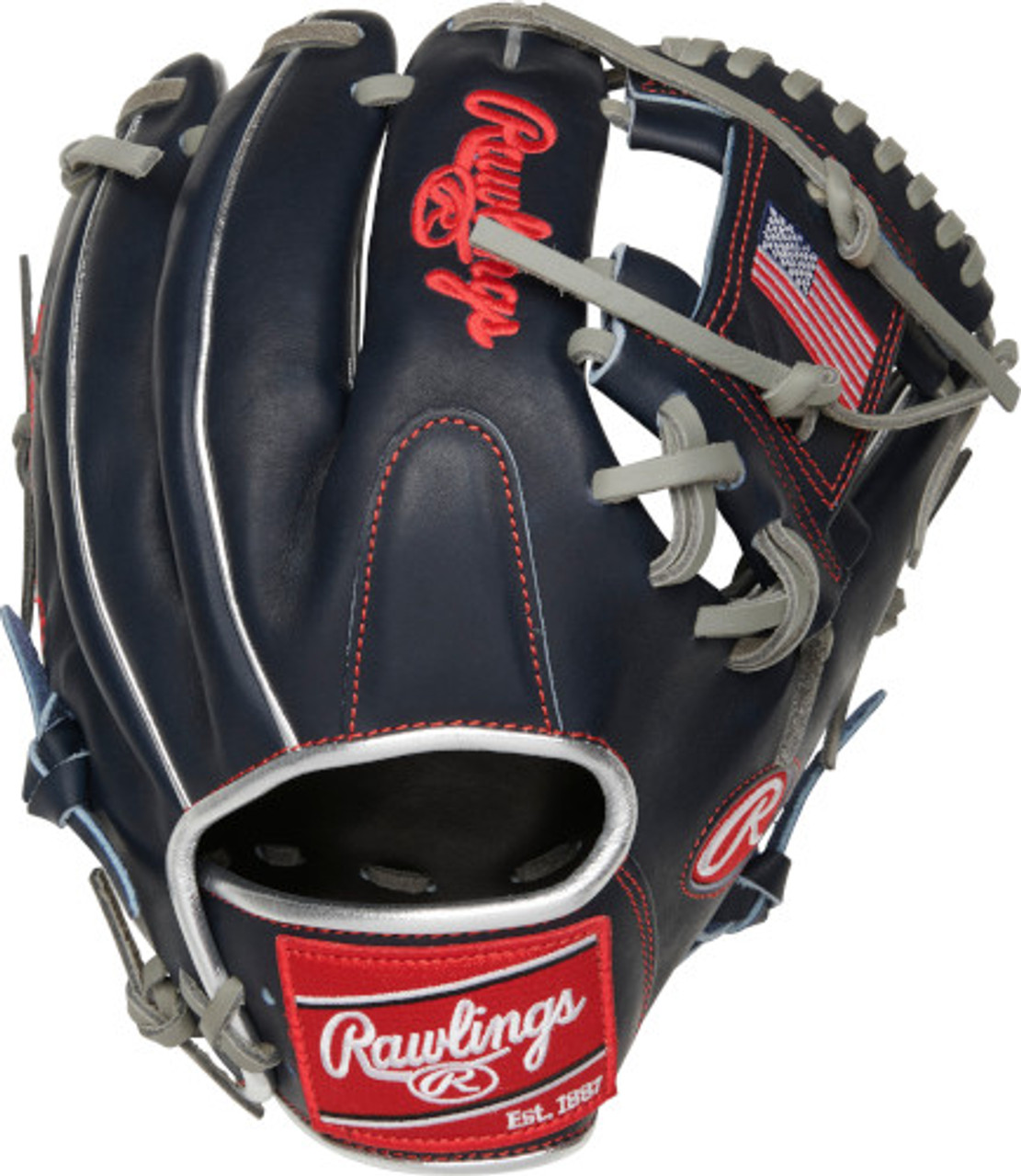 11.5 Inch Rawlings Heart of the Hide USA PRO204-2USA Adult