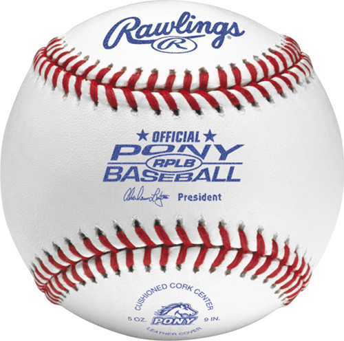 Rawlings RPLB Pony League Tournament Grade Baseball - Thumbnail 2