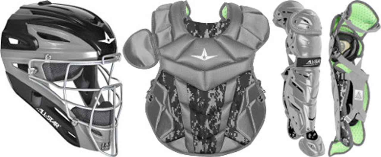 All-Star System7 Digi-Camo CK912S7DC Youth Catcher's Gear Set