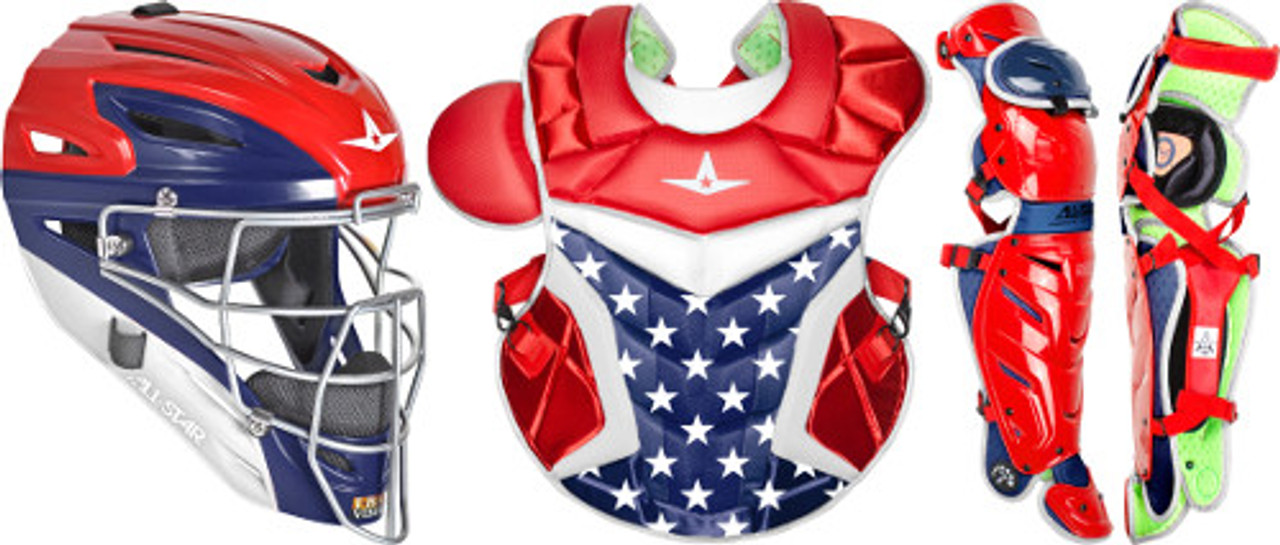 All Star System7 Axis Elite Travel Team Youth Catcher's Set