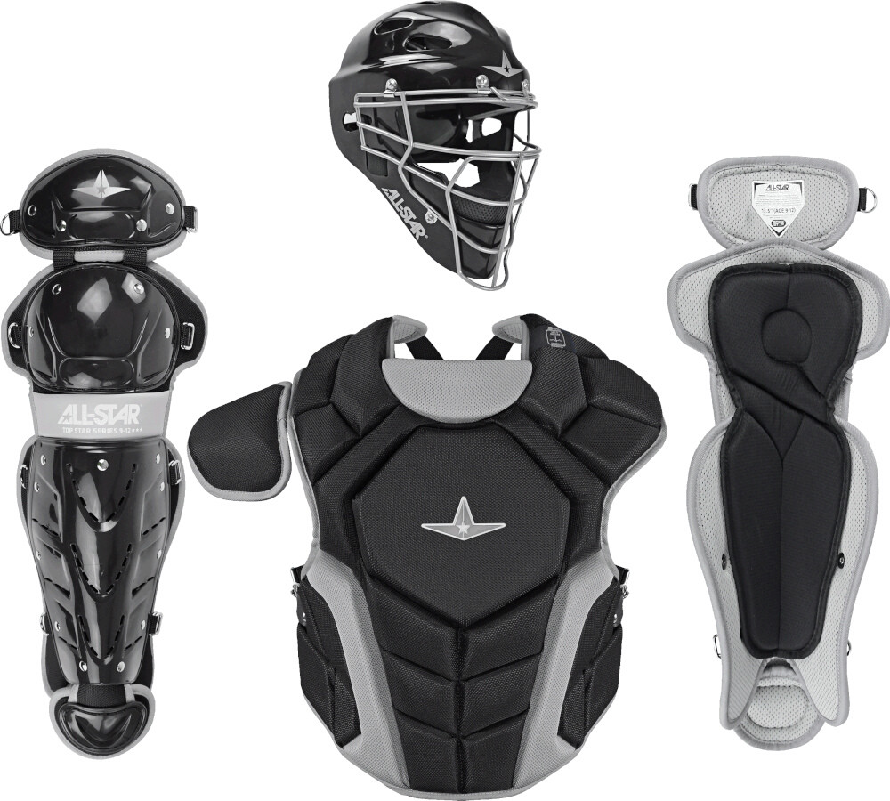 AllStar Top Star Series Intermediate Baseball Catcher's Gear Set
