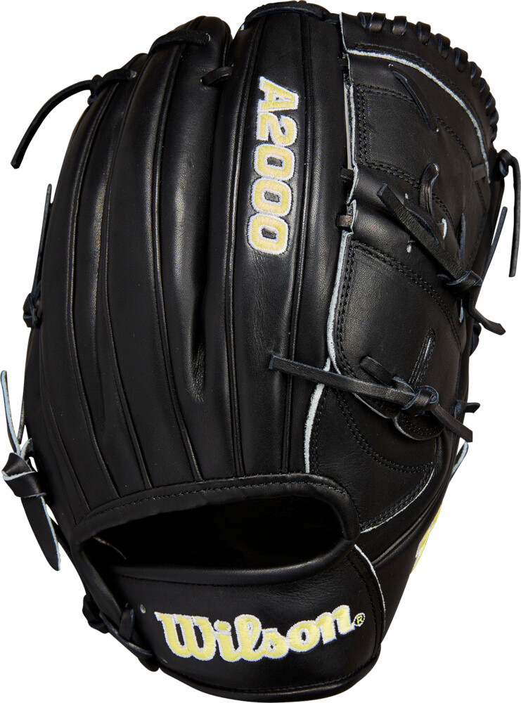 12 Inch Wilson A2000 Classics Black Adult Pitcher's Baseball Glove