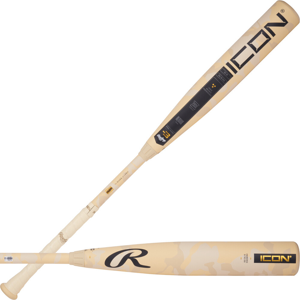 2025 Rawlings Icon Adult BBCOR Balanced Baseball Bat (-3oz)