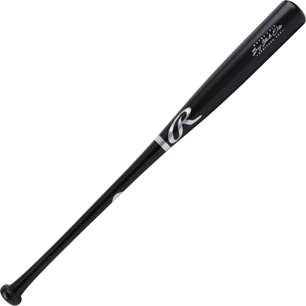 Rawlings Big Stick Elite 243 Adult Maple Wood Baseball Bat - Black