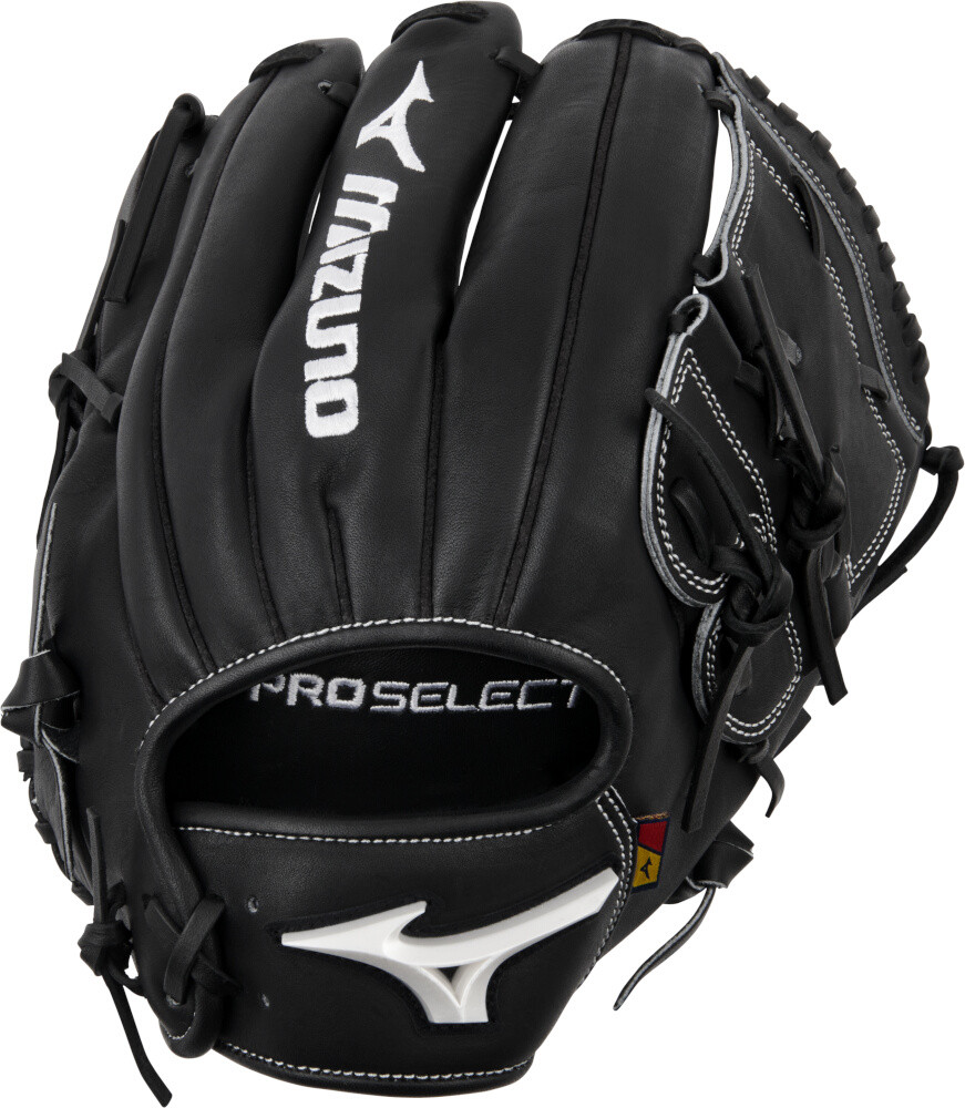 ミズノプロ ピーチャー用 12 Inch Mizuno Pro Select Adult Pitcher Baseball Glove - Black