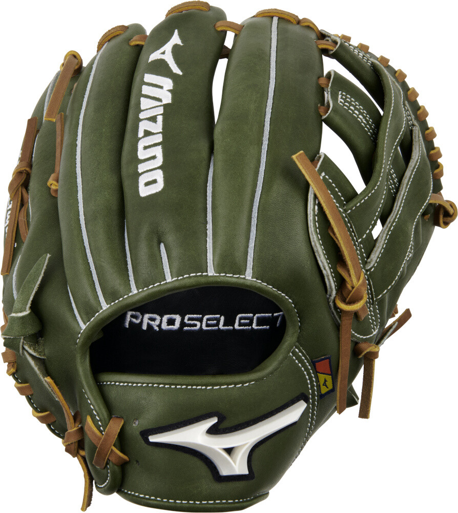 11.75 Inch Mizuno Pro Select Adult Infield Baseball Glove - Green