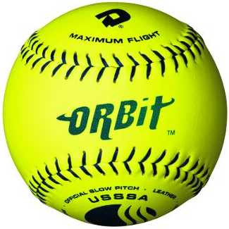 Demarini Orbit AOL 12YUM Optic Yellow 12 Inch Leather USSSA Men's