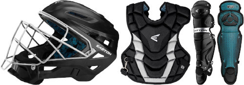 Protège-poitrine Easton Gametime Elite Pour Jeune Receveur (13-15 Ans) – Bleu, Taille M, Rembourré