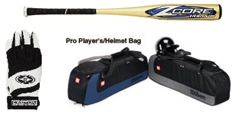 Easton BZ70-Z Titanium Z-Core High School/College Baseball Bundle Easton BZ70-Z Titanium Z-Core High School/College Baseball Bundle