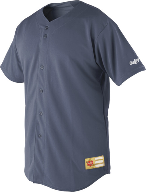 Rawlings Apparel Adult Pin-Dot Mesh Full Button Jersey RBJ167