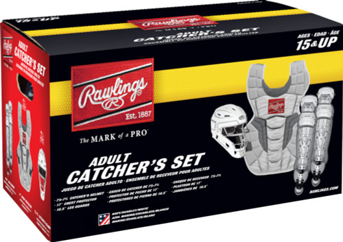 Rawlings Velo 2.0 Series Women's Large Fastpitch Softball Catcher's Gear Set CSSBL